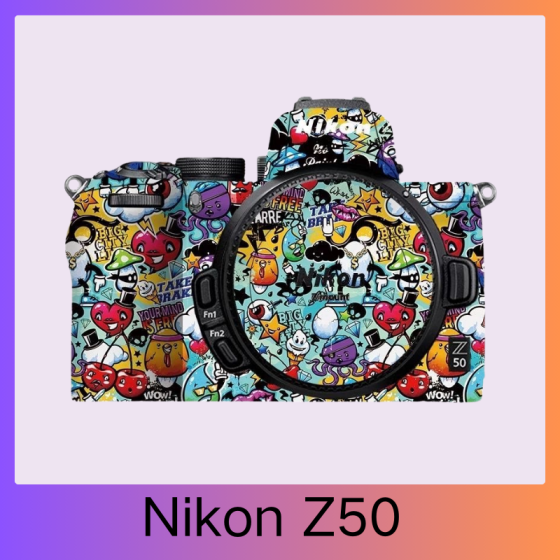 Corpo da Nikon Z50  - Pele câmera, adesivo câmera - com alta resistência a arranhões, à prova d'água e com design elegante.